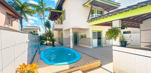 Casa de Condomínio com 4 Quartos à venda, 242m² no Jauá (Abrantes), Camaçari