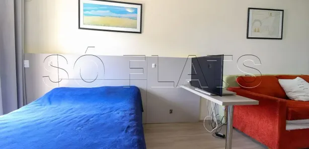 Flat com 1 Quarto para alugar, 40m² no Indianópolis, São Paulo