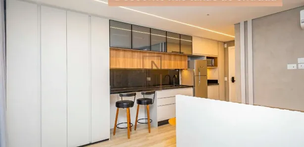 Studio com 1 Quarto para alugar, 29m² no Centro, Curitiba
