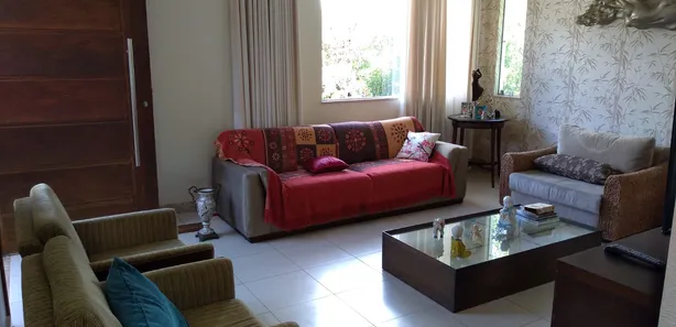 Casa de Condomínio com 5 Quartos para venda ou aluguel, 380m² no Busca Vida (Abrantes), Camaçari