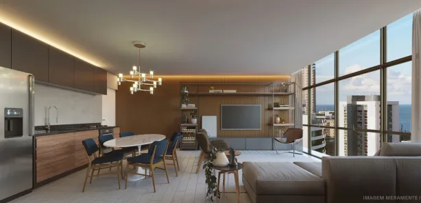 Apartamento com 1 Quarto à venda, 61m² no Boa Viagem, Recife