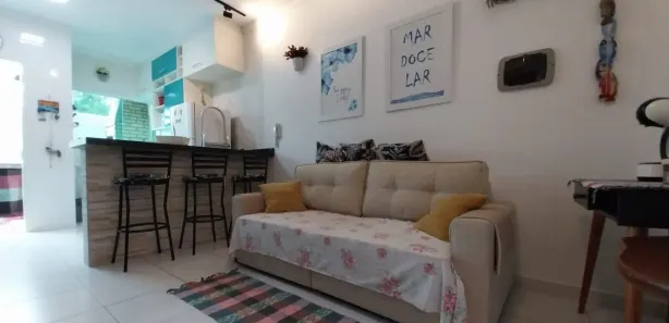 Casa de Condomínio com 2 Quartos para venda ou aluguel, 70m² no Suarão, Itanhaém