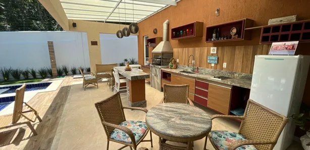 Casa de Condomínio com 5 Quartos à venda, 365m² no Alphaville (Abrantes), Camaçari