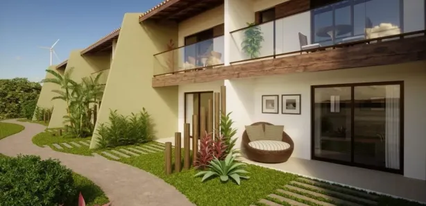 Casa de Condomínio com 3 Quartos à venda, 125m² no Arembepe (Abrantes), Camaçari