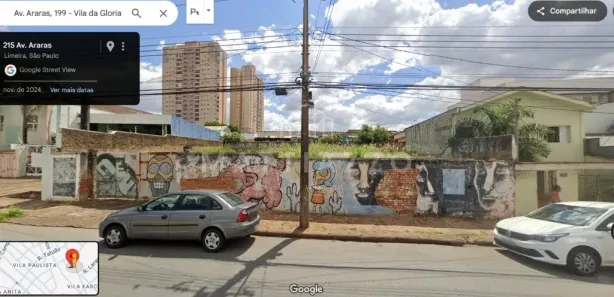 Terreno / Lote / Condomínio à venda, 425m² no Vila da Glória, Limeira