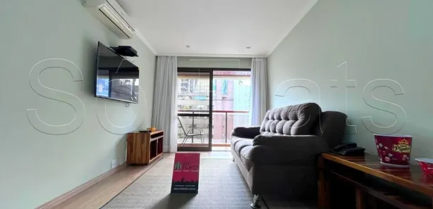 Flat com 1 Quarto para alugar, 46m² no Cerqueira César, São Paulo
