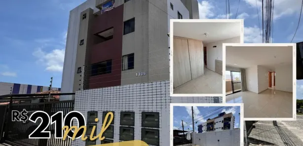 Apartamento com 2 Quartos à venda, 56m² no Cristo Redentor, João Pessoa