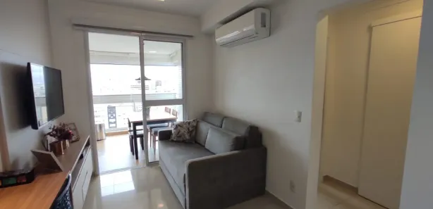 Apartamento com 1 Quarto para alugar, 48m² no Ponta da Praia, Santos