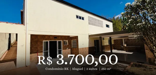 Casa de Condomínio com 2 Quartos para alugar, 250m² no Região dos Lagos, Brasília