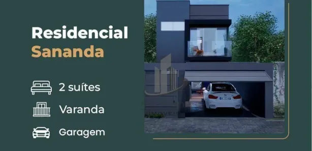 Casa de Condomínio com 2 Quartos à venda, 63m² no Goiabal, Barra Mansa