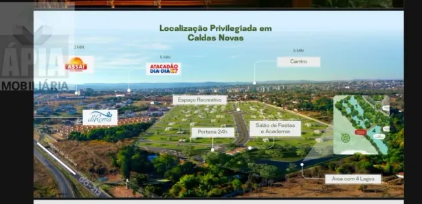 Terreno / Lote / Condomínio à venda, 270m² no Centro, Caldas Novas