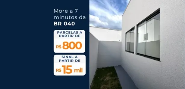 Casa com 2 Quartos à venda, 51m² no Porto Seguro, Ribeirão das Neves