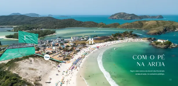 Flat com 1 Quarto à venda, 42m² no Passagem, Cabo Frio