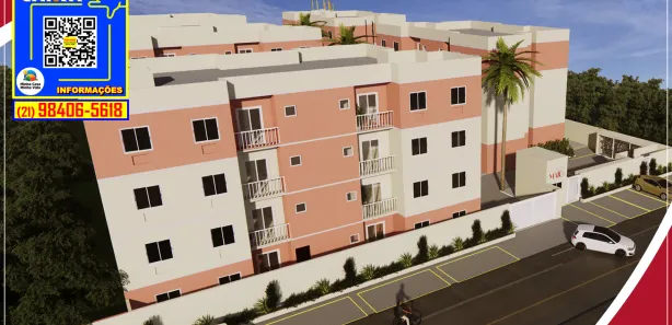 Apartamento com 2 Quartos à venda, 46m² no Santo Expedito, Itaboraí