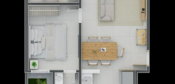 Apartamento com 2 Quartos à venda, 55m² no Piratininga, Maracanaú