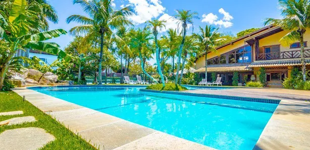 Casa de Condomínio com 6 Quartos para alugar, 1800m² no Jardim Acapulco, Guarujá
