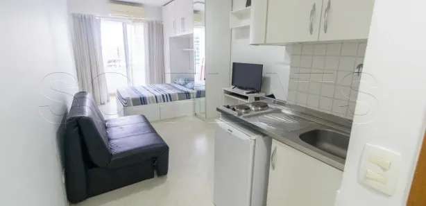 Flat com 1 Quarto para alugar, 27m² no Pinheiros, São Paulo