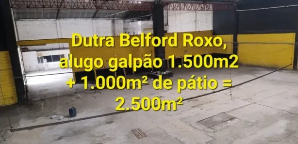 Galpão / Depósito / Armazém para alugar, 1500m² no Belford Roxo, Belford Roxo