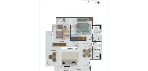 Apartamento com 2 Quartos à venda, 62m² no Doutor Gilberto Machado, Cachoeiro de Itapemirim