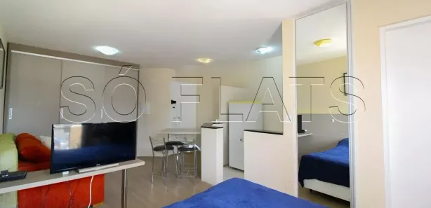 Flat com 1 Quarto para alugar, 40m² no Indianópolis, São Paulo