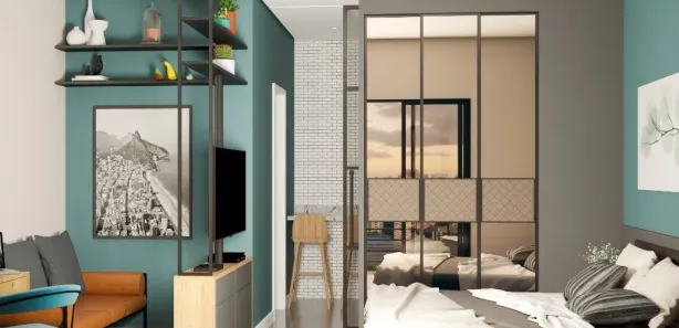 Flat com 1 Quarto à venda, 24m² no Jardim Amália, Volta Redonda
