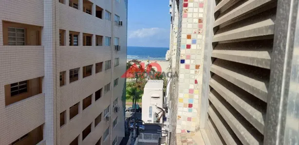 Apartamento com 2 Quartos para alugar, 55m² no Gonzaga, Santos
