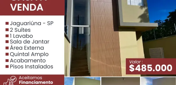 Casa com 2 Quartos à venda, 93m² no Vila Mário Finotelli, Jaguariúna