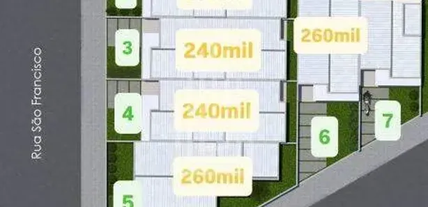 Casa com 2 Quartos à venda, 46m² no Itaipu C, Foz do Iguaçu