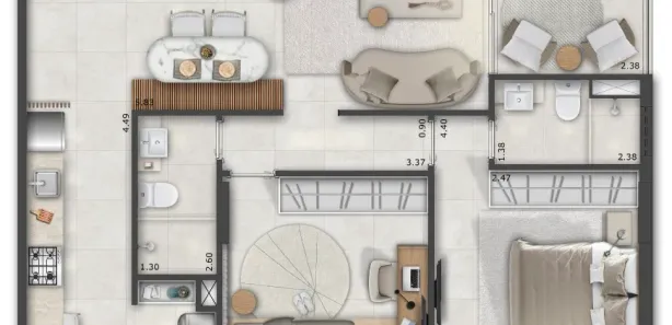 Cobertura com 3 Quartos à venda, 158m² no Itaipava, Petrópolis