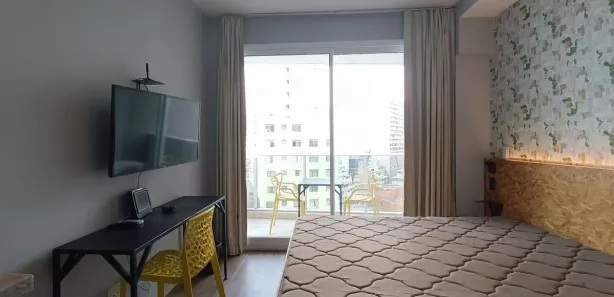 Apartamento com 1 Quarto para alugar, 23m² no Sé, São Paulo
