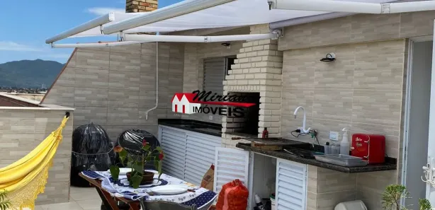 Cobertura com 3 Quartos à venda, 120m² no Balneário Três Marias, Peruíbe
