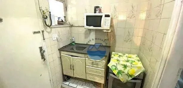 Kitnet com 1 Quarto à venda, 24m² no José Menino, Santos