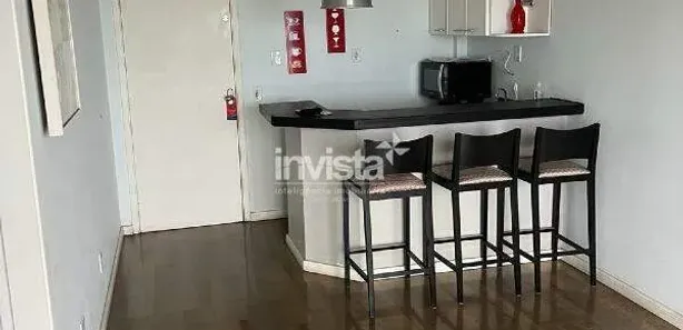 Flat com 1 Quarto para alugar, 50m² no Itararé, São Vicente
