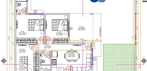 Casa com 3 Quartos à venda, 79m² no Setor 5, Ibiporã