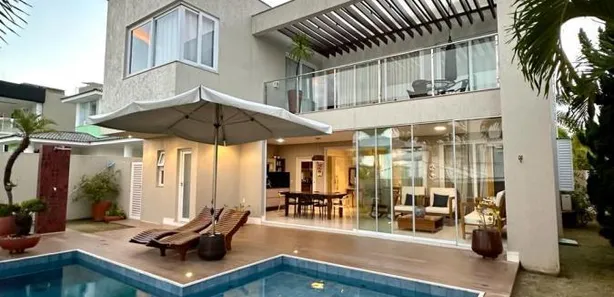 Casa de Condomínio com 3 Quartos à venda, 306m² no Alphaville (Abrantes), Camaçari