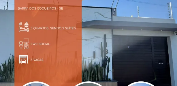Casa com 3 Quartos à venda, 231m² no Caminho da Praia, Barra dos Coqueiros