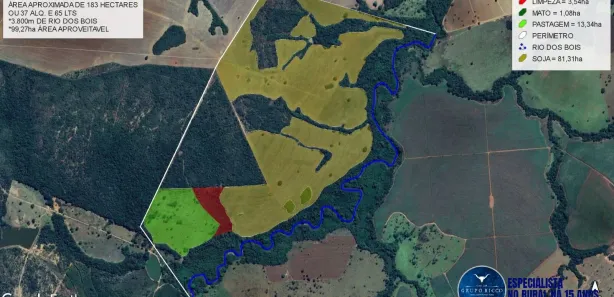 Terreno / Lote / Condomínio à venda, 39m² no Centro, Goianésia