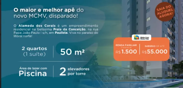 com 2 Quartos à venda, 50m² no Nossa Senhora do Ó, Paulista