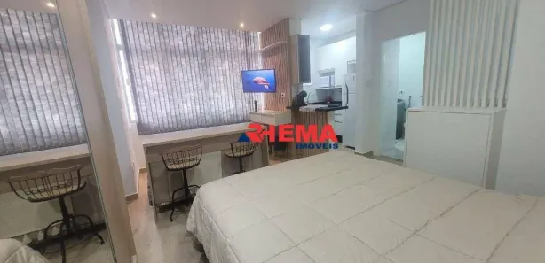 Kitnet com 1 Quarto à venda, 36m² no Aparecida, Santos