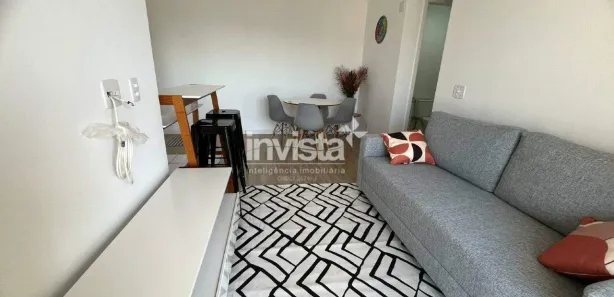 Apartamento com 2 Quartos para alugar, 62m² no Marapé, Santos