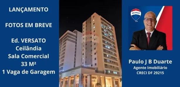 Conjunto Comercial / Sala à venda, 33m² no Ceilândia Norte, Brasília