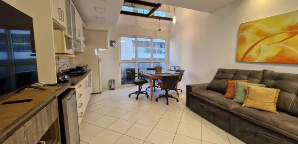 Apartamento com 1 Quarto para alugar, 72m² no Gonzaga, Santos