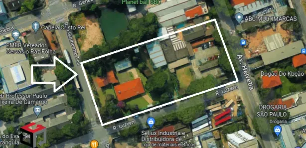 Terreno / Lote / Condomínio à venda, 1000m² no Taboão, São Bernardo do Campo
