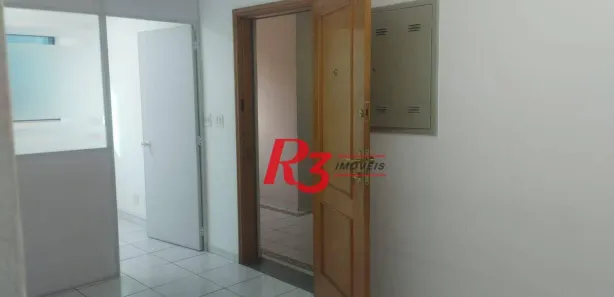 Conjunto Comercial / Sala para alugar, 115m² no Gonzaga, Santos