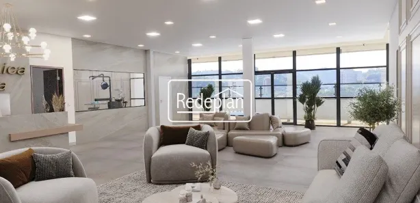 Conjunto Comercial / Sala para alugar, 137m² no Centro, Barra Mansa