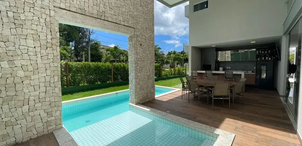 Casa de Condomínio com 4 Quartos à venda, 494m² no Alphaville (Abrantes), Camaçari