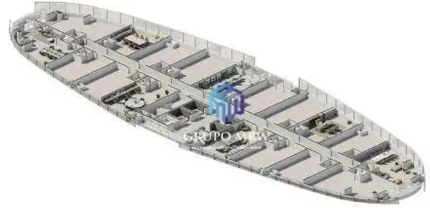 Andar / Laje corporativa para alugar, 900m² no Jardim Emília, Sorocaba