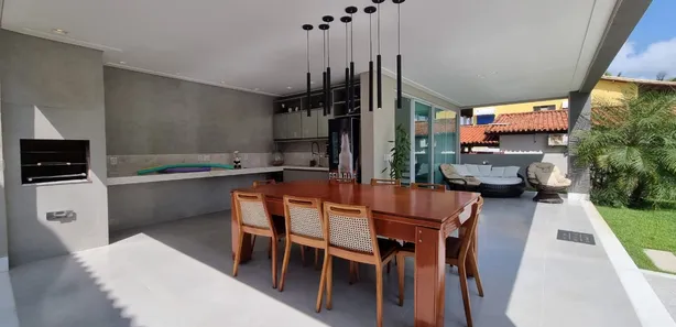 Casa de Condomínio com 6 Quartos à venda, 341m² no Gleba C, Camaçari
