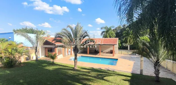 Fazenda / Sítio / Chácara com 4 Quartos à venda, 450m² no Estância Lago Azul (Ártemis), Piracicaba