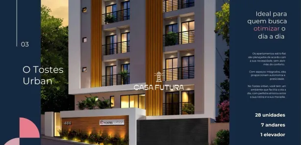 Flat com 1 Quarto à venda, 22m² no Jardim Amália, Volta Redonda
